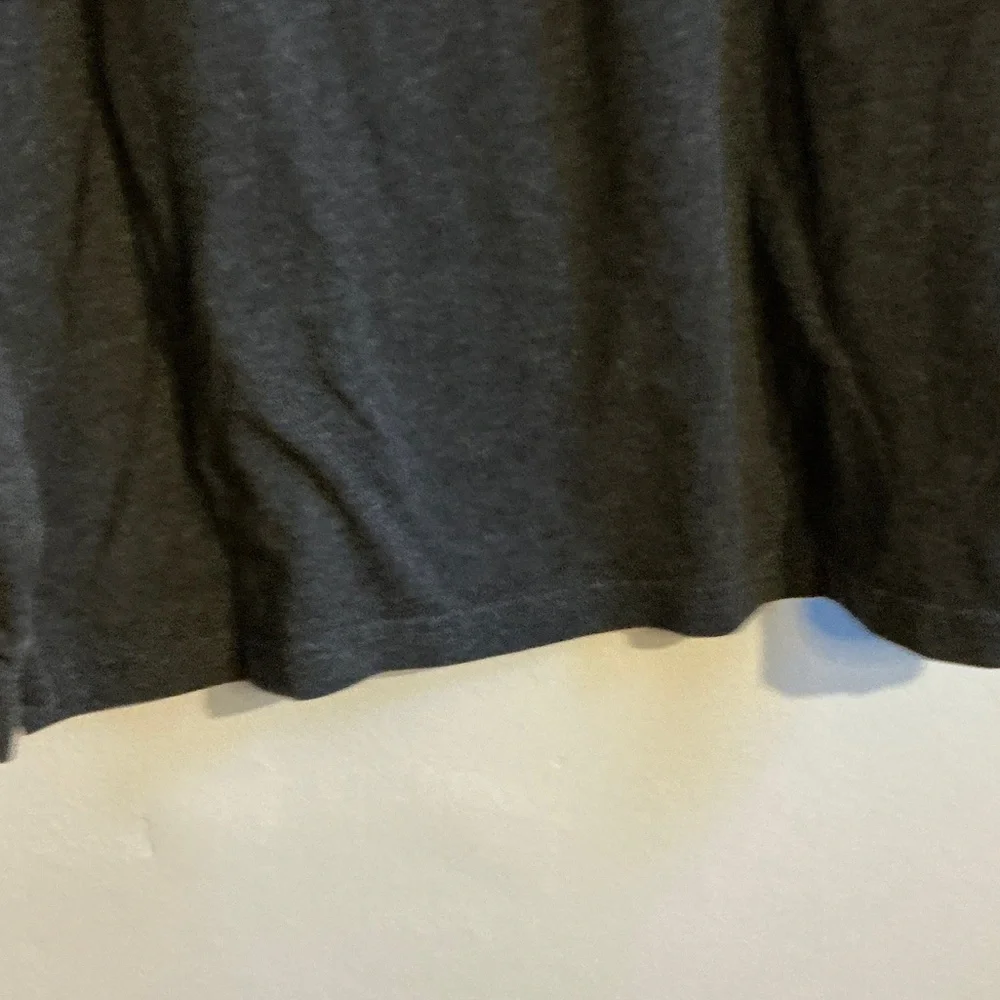 Carhartt Men's Charcoal Long Sleeve Tee with Gold Logo - Picture 3 of 5